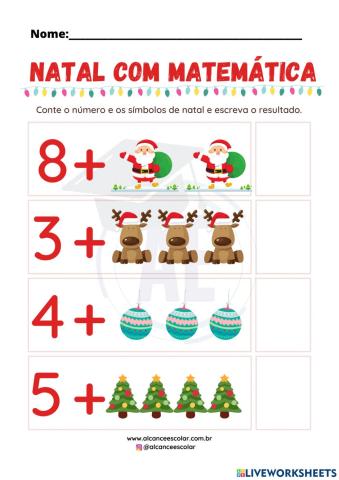Natal com Matemática