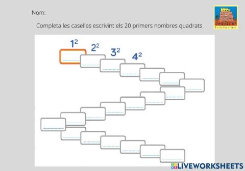 Nombres quadrats