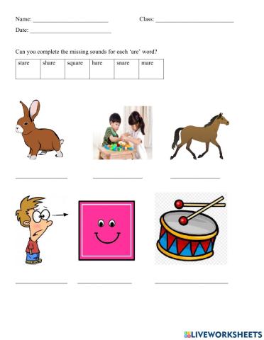 Phonics -are-