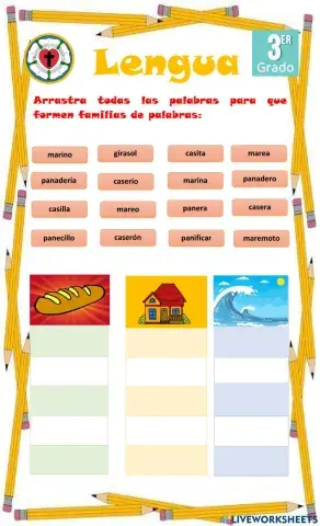 Familias de palabras