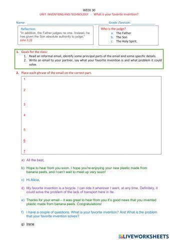 What is your favorite invention?