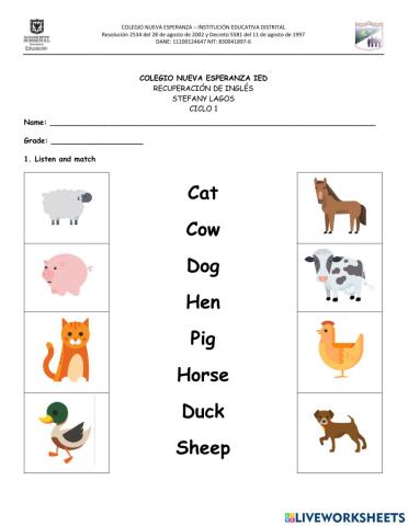 Recuperaciones ciclo 1