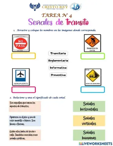 Las señales de tránsito