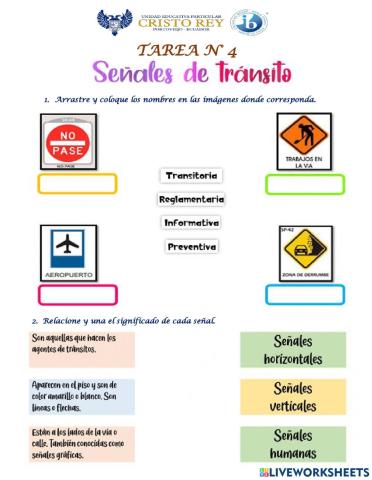 Las señales de tránsito