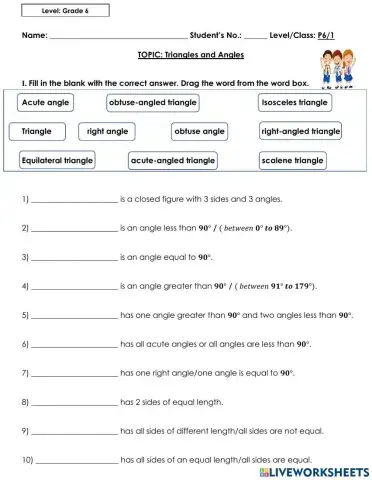 P6-1  Triangles and Angles