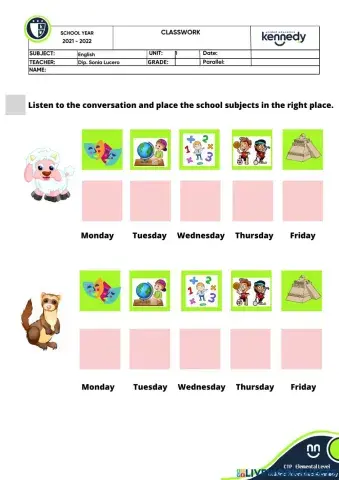 Listening to practice subjects