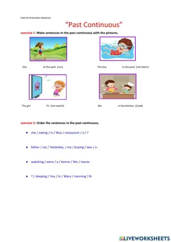 Past Continuous Tense