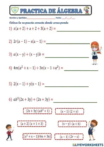 Factor común polinomio