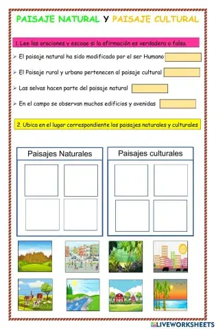 Paisaje Natural y cultural