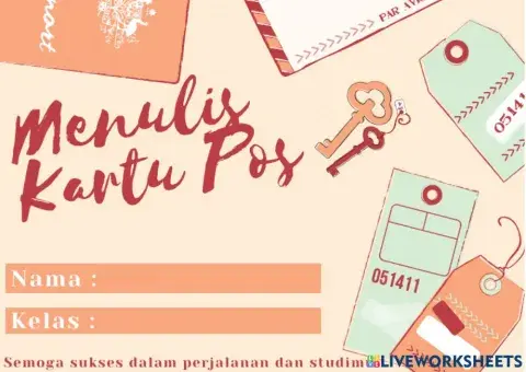 Menulis Kartu Pos