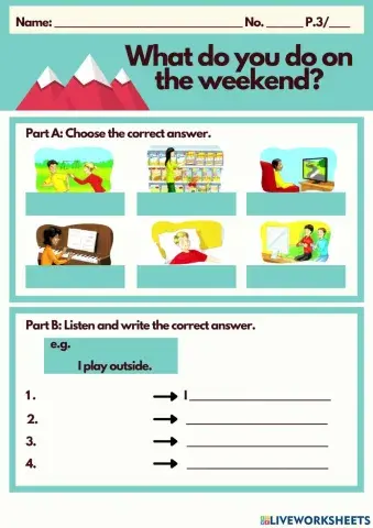 What do you do on the weekend?