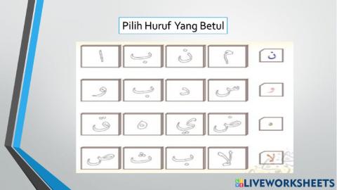 Bacaan Jawi - latihan 7