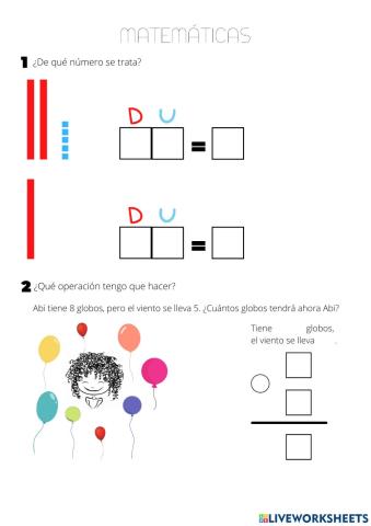 MATEMÁTICAS 1ºEP. TEMA 3