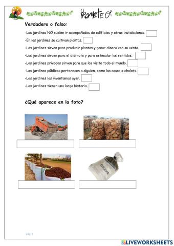 Jardinería Instalación Áridos