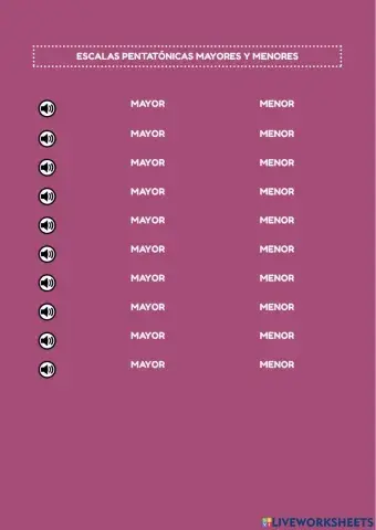 Escalas pentatónicas