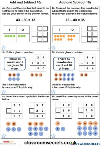 Subtraction Worksheet