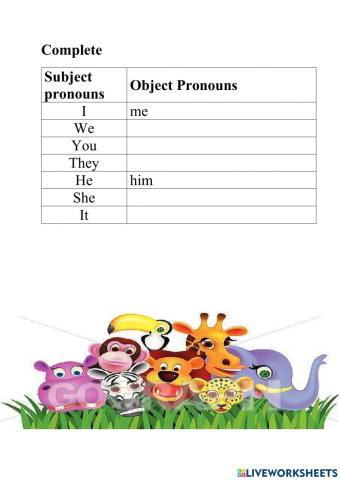 Pronouns