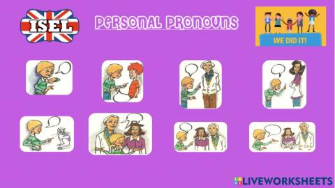 Personal pronouns