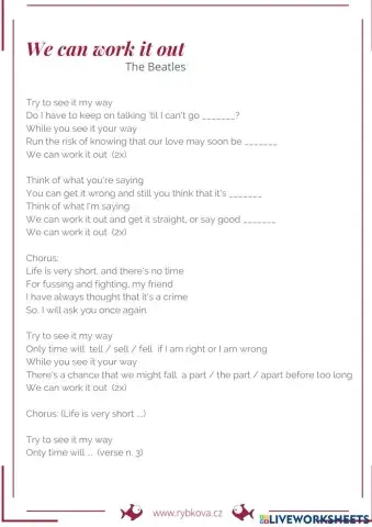 Beatles - We can work it out