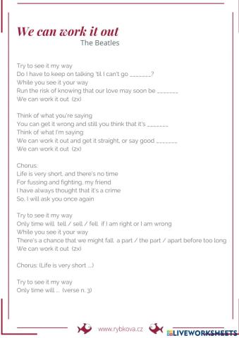 Beatles - We can work it out