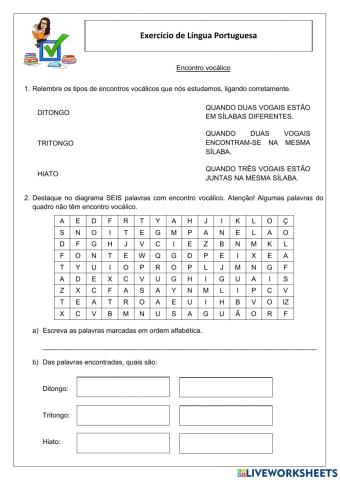 Encontros vocálicos