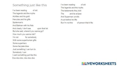 Something just like this