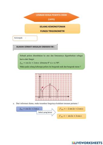 Selang Kemonotonan Fungsi Trigonometri