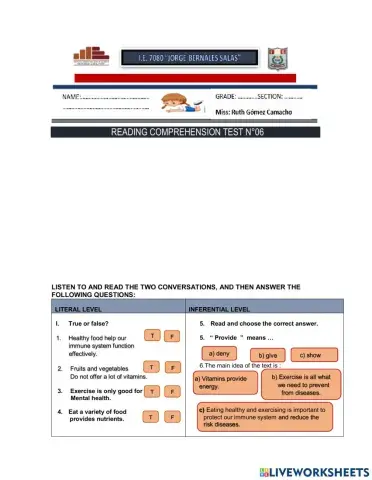 You are what you eat