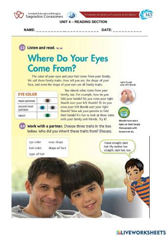 Where do eyes come from?