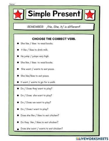 Simple Present Tense