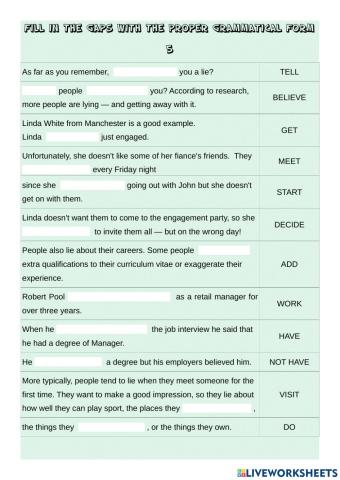 Proper Grammar Form 5