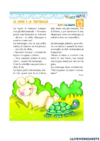 La lepre e la tartaruga