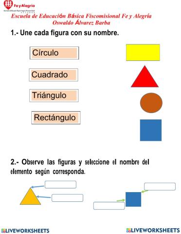 Identificación y características de las figuras geométricas