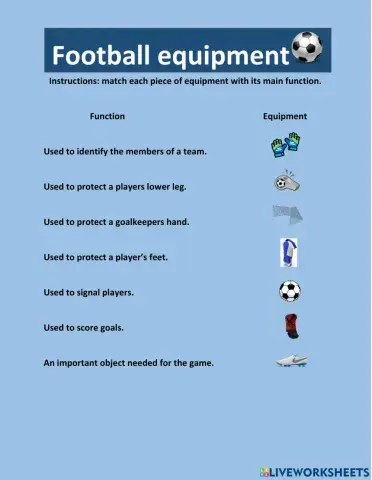 Football equipment