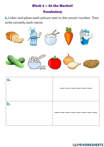 Vocabulary - Block 2