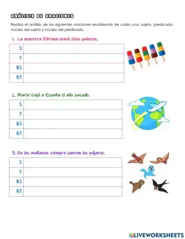 Análisis de oraciones