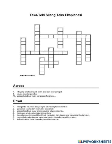 Puzzle teks eksplanasi