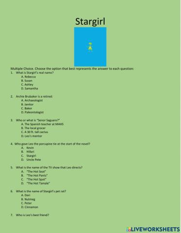 Stargirl By Jerry Spinelli