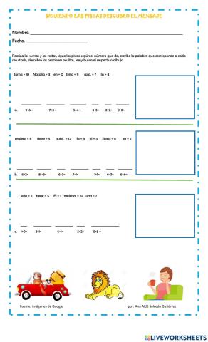 Siguiendo las pistas encuentro el mensaje