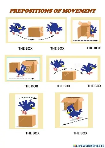 Prepositions of movement