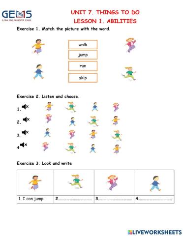 Eu starter unit 7 - lesson 1