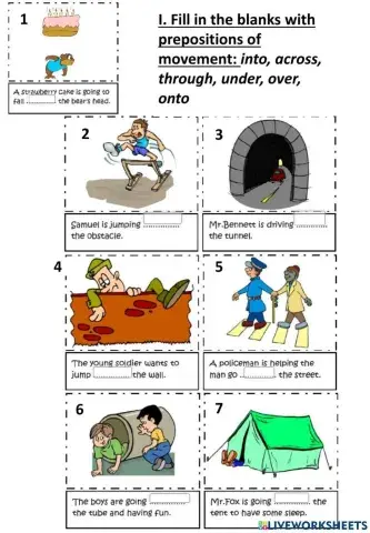 Prepositions of movement