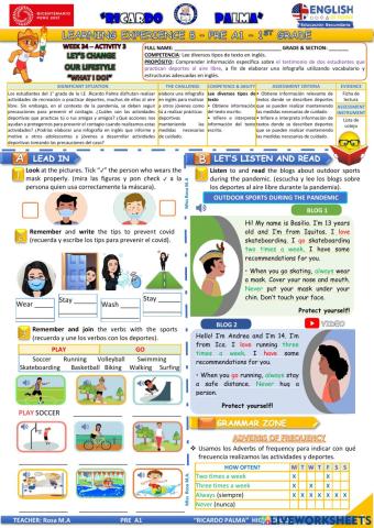 Let’s change OUR LIFESTYLE