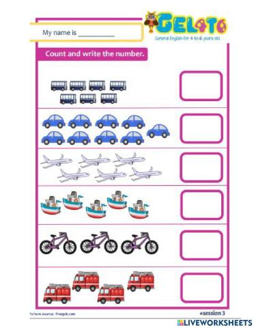 Counting the vehicles