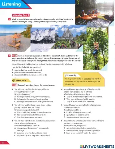 Unit 8. listening part 2