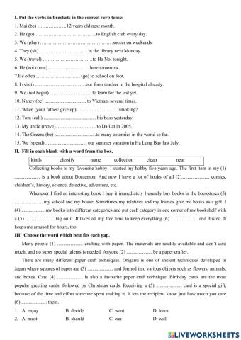 English 7 review unit 1,2,3 (2)