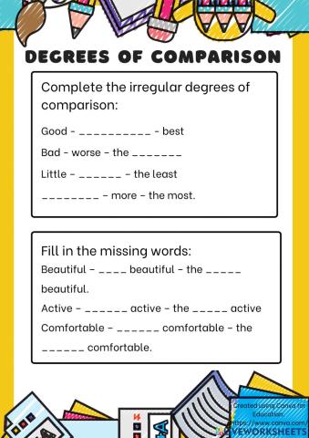 Degrees of comparison