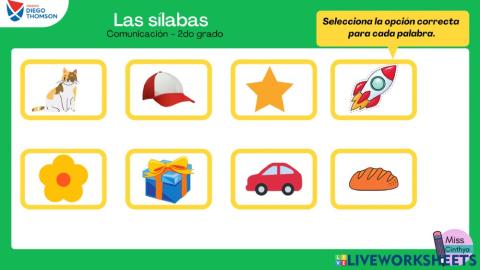 Clasificación de sílabas