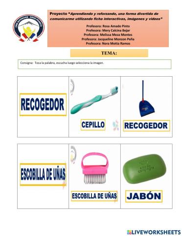 Utensilios de limpieza