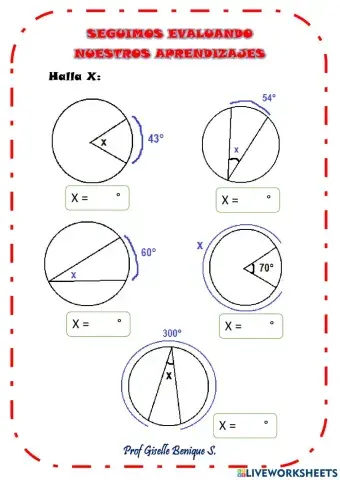 Propiedades con la circunferencia